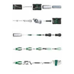 Stahlwille 3027 Kit D'électricien 85 Werkzeuge 6,3 Kg