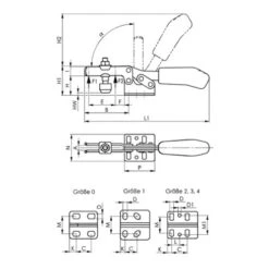 AMF Pince Horizontale No.6830NI Taille 4 Pied Horizontal A.VA -Magasin D'Outils Pour La Maison De Qualité amf pince horizontale no 6830ni taille 4 pied horizontal a va 21023318 2 CZUQDEUe xl