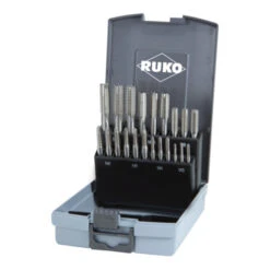 Ruko Assortiment Tarauds Main Métrique DIN 352 HSS, 21 Pièces