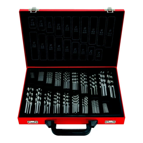 Ks Tools Coffret De Forets étagés HSS TiN, 170 Pcs., 1-10mm 3 Ks Tools Coffret De Forets étagés HSS TiN, 170 Pcs., 1-10mm
