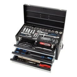 Coffret D'outils Universels KS Tools 1/4"+1/2" CHROMEplus, 99 Pcs.