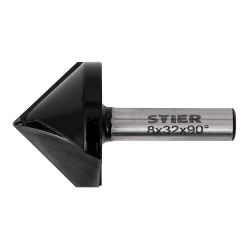 Fraise à Placoplâtre STIER 8 mm D 32 mm 90° Pour Défonceuses 3 Fraise à Placoplâtre STIER 8 mm D 32 mm 90° Pour Défonceuses