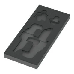 Garniture En Mousse Wera 9840 Pour Coffret De Clés Mâles Coudées, Set 1, Sans Outil, 172 X 30 X 392 Mm