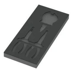Garniture En Mousse Wera 9881 Pour Jeu De Pinces KNIPEX 2, Sans Outil, 172 X 30 X 392 Mm