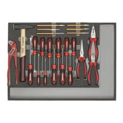 Gedore Red Tool Set BASIS Tool Set 1/1 CT Module 23 Pcs