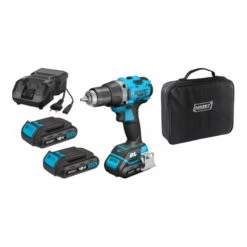 HAZET Jeu De Perceuse Sans Fil, 18 V, 2 Ah, 4 pièces 9230-2/4 ∙ Nombre D'outils : 4