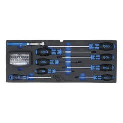 Insert Pour Art. 3312 : Tournevis, Jeu D’embouts Et Aimant De Levage 41 Pièces BGS