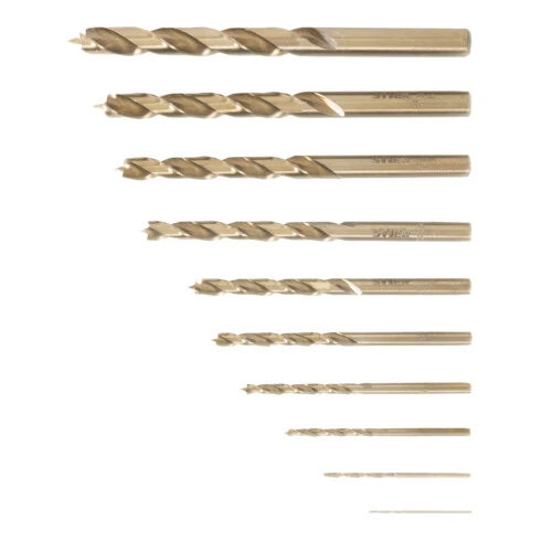 Jeu De 10 Mèches à Bois STIER HSS Co, 1-10 Mm 4 Jeu De 10 Mèches à Bois STIER HSS Co, 1-10 Mm – Image 2