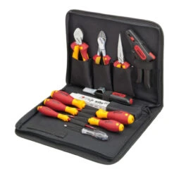 Jeu D'outils Pour électricien Wiha Mélangé, 12 Pièces Dans Une Trousse (36389)