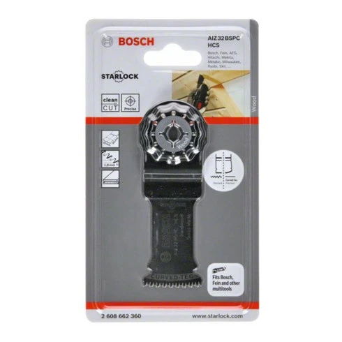 Lame De Scie Plongeante Bosch HCS AIZ 32 BSPC Bois Dur, 50 X 32 Mm 4 Lame De Scie Plongeante Bosch HCS AIZ 32 BSPC Bois Dur, 50 X 32 Mm – Image 2