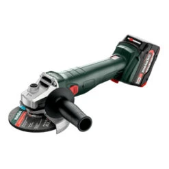 Meuleuse D'angle Sans Fil Metabo W 18 L 9-125, MetaBOX 165 L ; 18V 2x4Ah Li-Power + ASC 55
