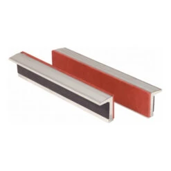 Ks Tools Mordaches En Aluminium Aimantées Pour étaux Avec Un Côté Avec Caoutchouc, 140 Mm