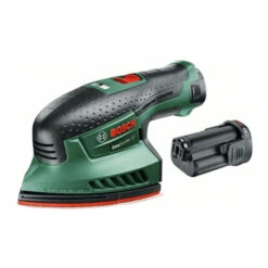 Multi-ponceuse Bosch EasySander 12 Rechargeable, Avec 2 X PBA 12V 2,5 Ah