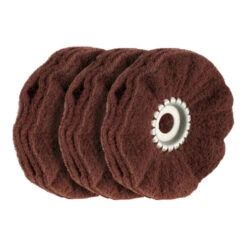 Osborn Jeu De 3 Disques En Non-tissé (A), Pour Satinage Moyen Fin,⌀ Bague: 100 Mm