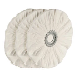 Osborn Jeu De 3 Disques En Tissu De Polissage Très Fin Pour La Finition Brillante,⌀ Bague: 150 Mm