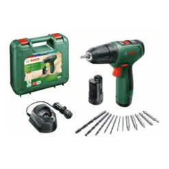 Perceuse-visseuse 2 Vitesses Sans-fil EasyDrill 1200 Bosch Avec 2x Batteries PBA 12V 1.5Ah O-A