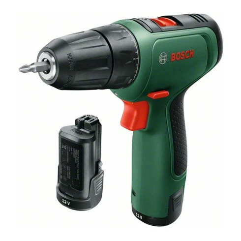 Perceuse-visseuse 2 Vitesses Sans-fil EasyDrill 1200 Bosch Avec 2x Batteries PBA 12V 1.5Ah O-A 4 Perceuse-visseuse 2 Vitesses Sans-fil EasyDrill 1200 Bosch Avec 2x Batteries PBA 12V 1.5Ah O-A – Image 2