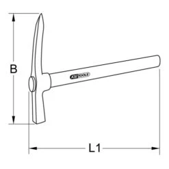 Ks Tools Pioche De Tranchée BRONZEplus 400 Mm -Magasin D'Outils Pour La Maison De Qualité pioche de tranchee bronzeplus 400 mm 63062816 1 4l8exY x xl