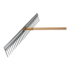 Flora Râteau En Aluminium L. De Travail 750 Mm L. Des Dents 120 Mm, 28 Dents Douille à