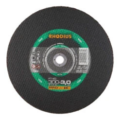 Rhodius Disque à Tronçonner Performant FT40 Pour Utilisation Sur Machines à Tronçonner à Essence Et électriques, 300 X 3,0 X 25,40 Mm