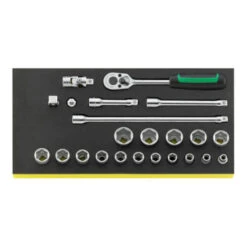 Stahlwille TCS 456/16/7 Outillage 3/8" En Plateau TCS 23-teilig, 1400 G