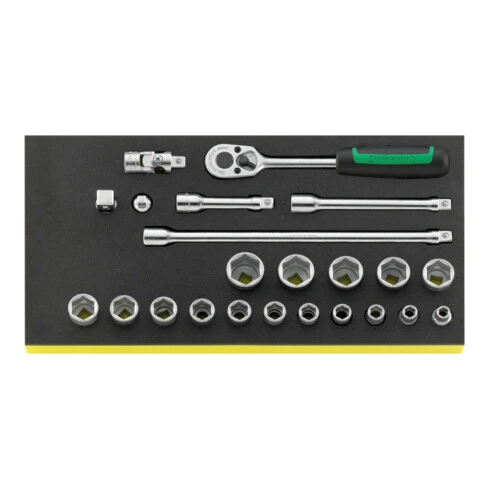 Stahlwille TCS 456/16/7 Outillage 3/8" En Plateau TCS 23-teilig, 1400 G 3 Stahlwille TCS 456/16/7 Outillage 3/8" En Plateau TCS 23-teilig, 1400 G